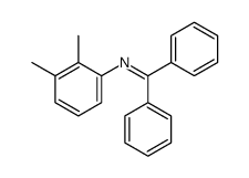 N-(2,3-dimethylphenyl)-1,1-diphenylmethanimine结构式