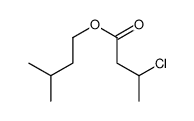 3-methylbutyl 3-chlorobutanoate Structure