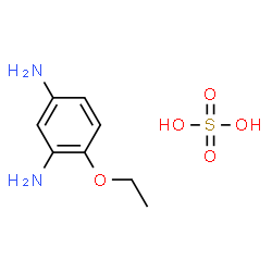 4-Ethoxy-m-phenylenediamine sulfate结构式