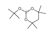 2-tert-butoxy-4,4,6,6-tetramethyl-2λ4-[1,3,2]dioxathian-2-yl Structure