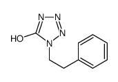 1-(2-phenylethyl)-2H-tetrazol-5-one结构式