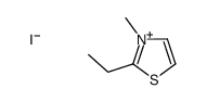 2-ethyl-3-methyl-1,3-thiazol-3-ium,iodide Structure