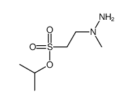 propan-2-yl 2-[amino(methyl)amino]ethanesulfonate Structure