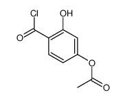 (9ci)-4-(乙酰基氧基)-2-羟基-苯甲酰氯结构式