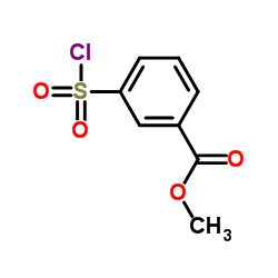 3-甲氧基羰基苯磺酰氯结构式