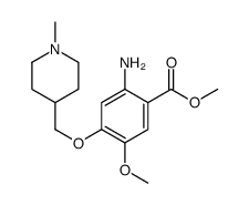 Methyl 2-amino-5-Methoxy-4-(1-Methylpiperidin-4-ylmethoxy)benzoate Structure