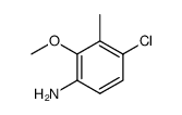 4-chloro-2-methoxy-3-methylaniline结构式