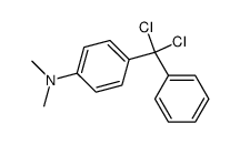 4-(α,α-dichloro-benzyl)-N,N-dimethyl-aniline结构式
