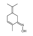 2-Cyclohexen-1-one,2-methyl-5-(1-methylethylidene)-,oxime(9CI)结构式
