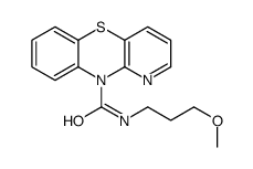 N-(3-Methoxypropyl)-10H-pyrido[3,2-b][1,4]benzothiazine-10-carboxamide Structure