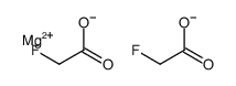 2-fluoroacetate: magnesium(+2) cation Structure