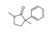 1,3-dimethyl-3-phenylpyrrolidin-2-one Structure
