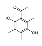 1-(2,5-dihydroxy-3,4,6-trimethylphenyl)ethanone Structure