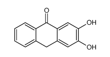 2,3-dihydroxy-10H-anthracen-9-one结构式