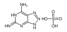 8-Aza-2,6-diaminopurine sulfate结构式