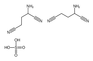 2-aminopentanedinitrile,sulfuric acid结构式