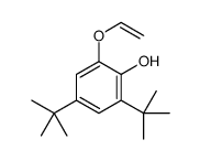 2,4-ditert-butyl-6-ethenoxyphenol结构式