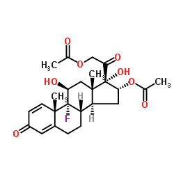 Triamcinolone diacetate structure