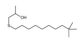 1-叔十二烷基硫-2-丙醇结构式