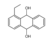 ethyl-9,10-dihydroanthracene-9,10-diol结构式
