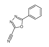 2-Cyano-5-phenyl-1,3,4-oxadiazol Structure