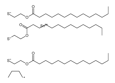 (butylstannylidyne)tris(thioethylene) trimyristate结构式