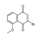 2-bromo-8-methoxynaphthalene-1,4-dione Structure