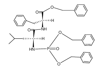 (Ph-CH2-O)2PO-Leu-Phe-OCH2-Ph Structure