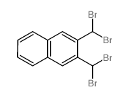 2,3-bis(dibromomethyl)naphthalene结构式
