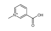 1-methylpyridin-1-ium-3-carboxylic acid结构式