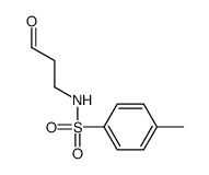 4-methyl-N-(3-oxopropyl)benzenesulfonamide Structure