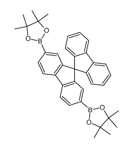 2,7-二硼酸酯-9,9'-螺二芴结构式