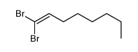 1,1-dibromooct-1-ene结构式