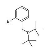 (2-bromophenyl)methyl-ditert-butylphosphane Structure