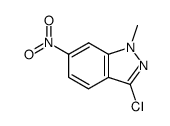 3-chloro-1-methyl-6-nitro-1H-indazole结构式