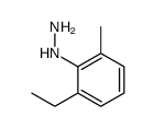 2-乙基-6-甲基苯肼结构式