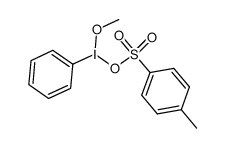 (methoxy(tosyloxy)iodo)benzene Structure