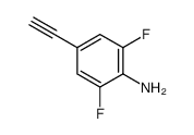 4-乙炔基-2,6-二氟苯胺结构式