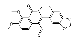 Oxyberberine-13-carboxaldehyde Structure