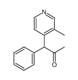1-(3-methylpyridin-4-yl)-1-phenylpropan-2-one Structure