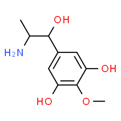 Benzyl alcohol, alpha-(1-aminoethyl)-3,5-dihydroxy-4-methoxy- (8CI) structure