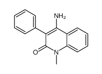 4-amino-1-methyl-3-phenylquinolin-2-one结构式