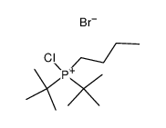 butyl-di-t-butylchlorophosphonium bromide Structure
