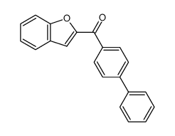 benzo[b]furan-2-yl-(biphenyl-4-yl)-methanone Structure