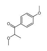 2-methoxy-1-(4-methoxyphenyl)propan-1-one结构式