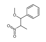 (1-methoxy-2-nitropropyl)benzene Structure