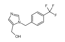 [3-[[4-(trifluoromethyl)phenyl]methyl]imidazol-4-yl]methanol Structure