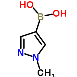 1-甲基-1H-吡唑-4-硼酸结构式