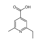 2-Ethyl-6-Methyl-4-Pyridinecarboxylic Acid Structure
