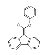 (chloro-fluoren-9-ylidene-methyl)-phenyl ether Structure